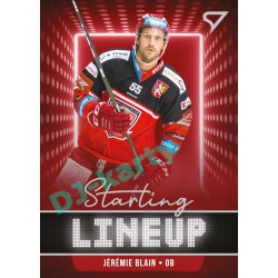 2021/22 Sportzoo TIPSPORT ELH 2. série #SLU-26 Jérémie Blain Starting LINEUP