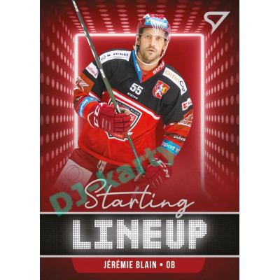 2021/22 Sportzoo TIPSPORT ELH 2. série #SLU-26 Jérémie Blain Starting LINEUP
