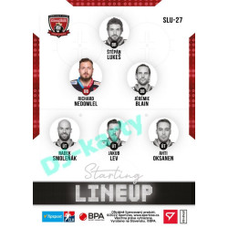 2021/22 Sportzoo TIPSPORT ELH 2. série #SLU-27 Richard Nedomlel Starting LINEUP