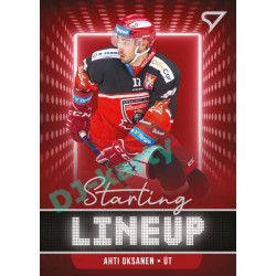 2021/22 Sportzoo TIPSPORT ELH 2. série #SLU-28 Ahti Oksanen Starting LINEUP