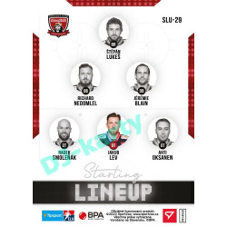 2021/22 Sportzoo TIPSPORT ELH 2. série #SLU-29 Jakub Lev Starting LINEUP