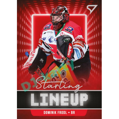 2021/22 Sportzoo TIPSPORT ELH 2. série #SLU-31 Dominik Frodl Starting LINEUP