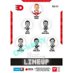 2021/22 Sportzoo TIPSPORT ELH 2. série #SLU-31 Dominik Frodl Starting LINEUP