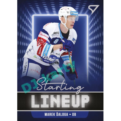 2021/22 Sportzoo TIPSPORT ELH 2. série #SLU-39 Marek Ďaloga Starting LINEUP