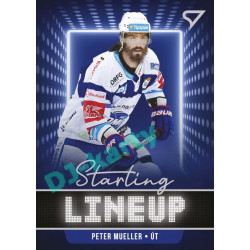 2021/22 Sportzoo TIPSPORT ELH 2. série #SLU-40 Peter Mueller Starting LINEUP