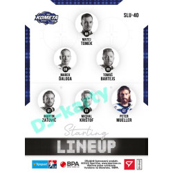 2021/22 Sportzoo TIPSPORT ELH 2. série #SLU-40 Peter Mueller Starting LINEUP