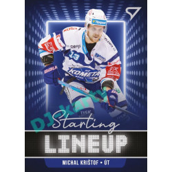 2021/22 Sportzoo TIPSPORT ELH 2. série #SLU-41 Michal Krištof Starting LINEUP
