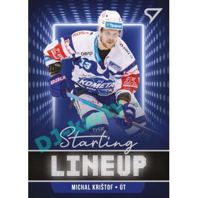 2021/22 Sportzoo TIPSPORT ELH 2. série #SLU-41 Michal Krištof Starting LINEUP