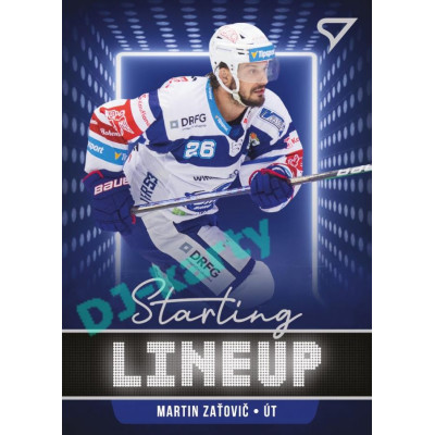 2021/22 Sportzoo TIPSPORT ELH 2. série #SLU-42 Martin Zaťovič Starting LINEUP