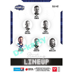 2021/22 Sportzoo TIPSPORT ELH 2. série #SLU-42 Martin Zaťovič Starting LINEUP