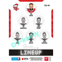 2021/22 Sportzoo TIPSPORT ELH 2. série #SLU-43 Jan Lukáš Starting LINEUP