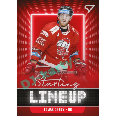 2021/22 Sportzoo TIPSPORT ELH 2. série #SLU-44 Tomáš Černý Starting LINEUP