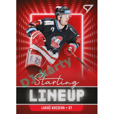 2021/22 Sportzoo TIPSPORT ELH 2. série #SLU-46 Lukáš Kucsera Starting LINEUP