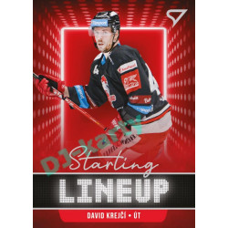2021/22 Sportzoo TIPSPORT ELH 2. série #SLU-47 David Krejčí Starting LINEUP