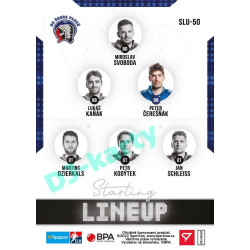 2021/22 Sportzoo TIPSPORT ELH 2. série #SLU-50 Peter Čerešňák Starting LINEUP