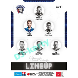 2021/22 Sportzoo TIPSPORT ELH 2. série #SLU-51 Lukáš Kaňák Starting LINEUP