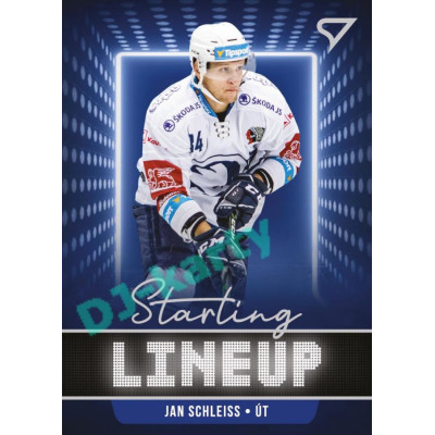 2021/22 Sportzoo TIPSPORT ELH 2. série #SLU-52 Jan Schleiss Starting LINEUP