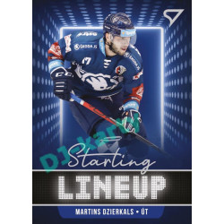 2021/22 Sportzoo TIPSPORT ELH 2. série #SLU-54 Martins Dzierkals Starting LINEUP