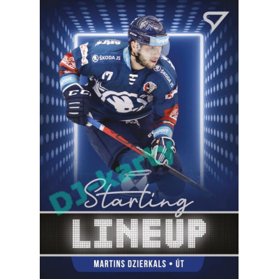 2021/22 Sportzoo TIPSPORT ELH 2. série #SLU-54 Martins Dzierkals Starting LINEUP