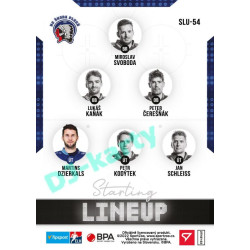 2021/22 Sportzoo TIPSPORT ELH 2. série #SLU-54 Martins Dzierkals Starting LINEUP