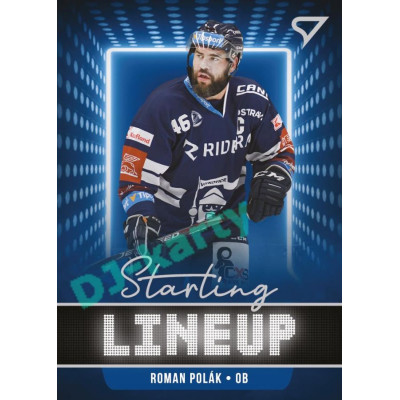 2021/22 Sportzoo TIPSPORT ELH 2. série #SLU-56 Roman Polák Starting LINEUP