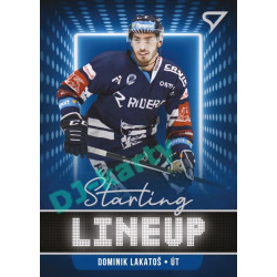 2021/22 Sportzoo TIPSPORT ELH 2. série #SLU-58 Dominik Lakatoš Starting LINEUP