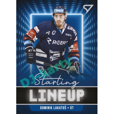 2021/22 Sportzoo TIPSPORT ELH 2. série #SLU-58 Dominik Lakatoš Starting LINEUP