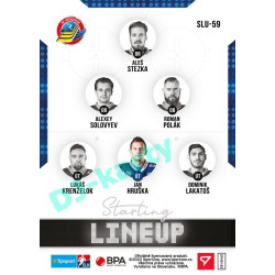 2021/22 Sportzoo TIPSPORT ELH 2. série #SLU-59 Jan Hruška Starting LINEUP