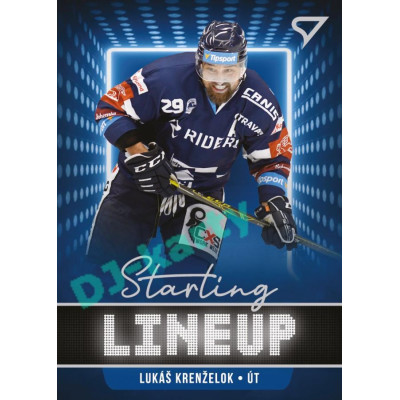 2021/22 Sportzoo TIPSPORT ELH 2. série #SLU-60 Lukáš Krenželok Starting LINEUP