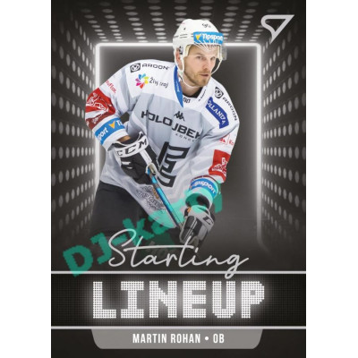2021/22 Sportzoo TIPSPORT ELH 2. série #SLU-63 Martin Rohan Starting LINEUP