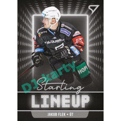 2021/22 Sportzoo TIPSPORT ELH 2. série #SLU-64 Jakub Flek Starting LINEUP