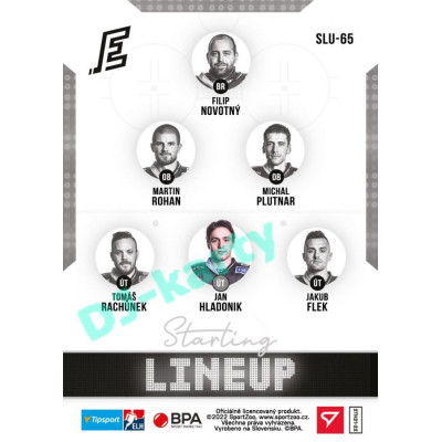 2021/22 Sportzoo TIPSPORT ELH 2. série #SLU-65 Jan Hladonik Starting LINEUP