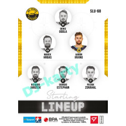 2021/22 Sportzoo TIPSPORT ELH 2. série #SLU-68 Aaron Irving Starting LINEUP