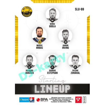 2021/22 Sportzoo TIPSPORT ELH 2. série #SLU-69 Marek Hrbas Starting LINEUP