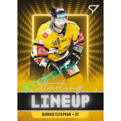 2021/22 Sportzoo TIPSPORT ELH 2. série #SLU-71 Giorgio Estephan Starting LINEUP
