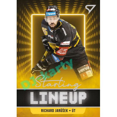2021/22 Sportzoo TIPSPORT ELH 2. série #SLU-72 Richard Jarůšek Starting LINEUP