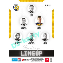 2021/22 Sportzoo TIPSPORT ELH 2. série #SLU-74 Daniel Gazda Starting LINEUP