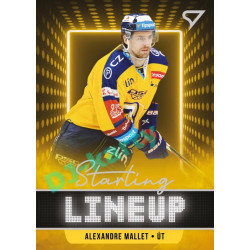2021/22 Sportzoo TIPSPORT ELH 2. série #SLU-78 Alexandre Mallet Starting LINEUP