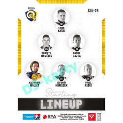 2021/22 Sportzoo TIPSPORT ELH 2. série #SLU-78 Alexandre Mallet Starting LINEUP