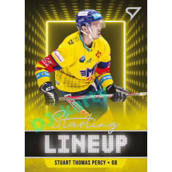 2021/22 Sportzoo TIPSPORT ELH 2. série #SLU-80 Stuart Thomas Percy Starting LINEUP