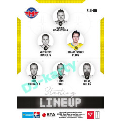 2021/22 Sportzoo TIPSPORT ELH 2. série #SLU-80 Stuart Thomas Percy Starting LINEUP