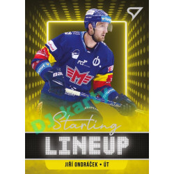 2021/22 Sportzoo TIPSPORT ELH 2. série #SLU-84 Jiří Ondráček Starting LINEUP