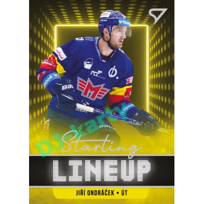 2021/22 Sportzoo TIPSPORT ELH 2. série #SLU-84 Jiří Ondráček Starting LINEUP