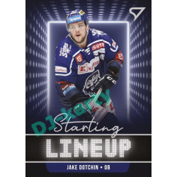 2021/22 Sportzoo TIPSPORT ELH 2. série #SLU-86 Jake Dotchin Starting LINEUP