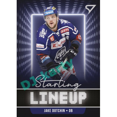 2021/22 Sportzoo TIPSPORT ELH 2. série #SLU-86 Jake Dotchin Starting LINEUP