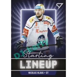 2021/22 Sportzoo TIPSPORT ELH 2. série #SLU-90 Nicolas Hlava Starting LINEUP