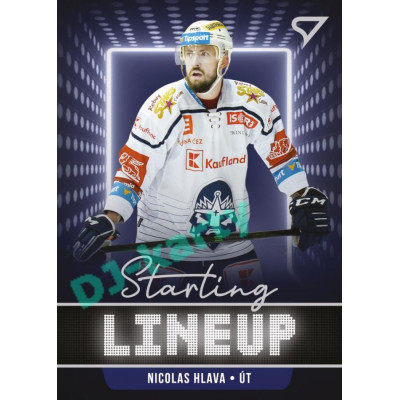 2021/22 Sportzoo TIPSPORT ELH 2. série #SLU-90 Nicolas Hlava Starting LINEUP