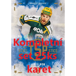 2024/25 Goal Cards Maxa liga 1. série kompletní set Statistics 25ks karet