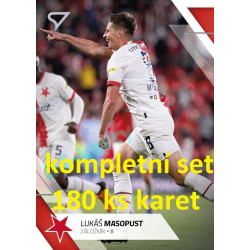 2022/23 Sportzoo Fortuna Liga 2. série KOMPLETNÍ SET řadových karet 180ks karet