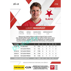 2022/23 Sportzoo Fortuna Liga 2. série #216 Lukáš Masopust
